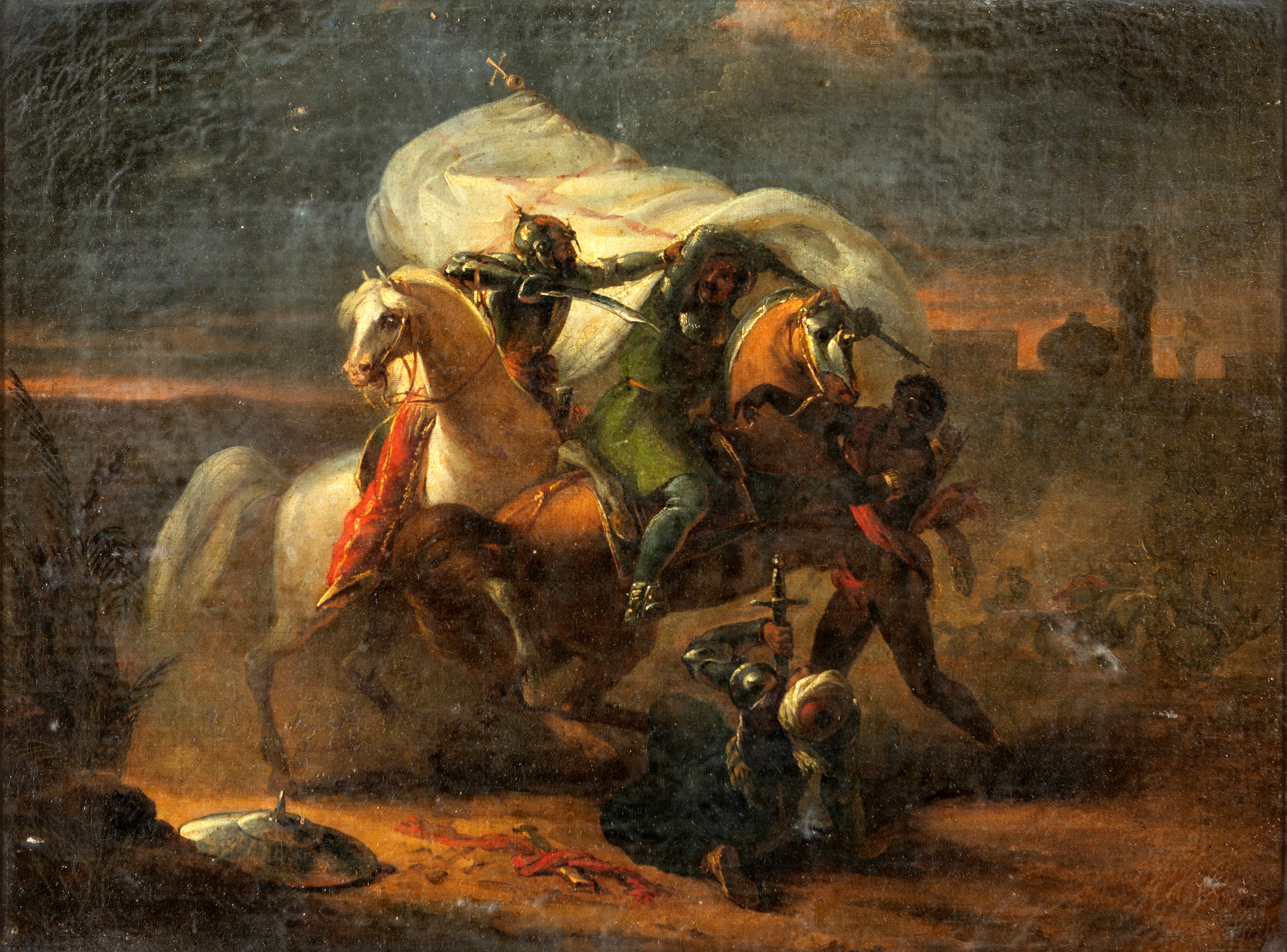 Coppia di Battaglie - Scontro tra cavalieri