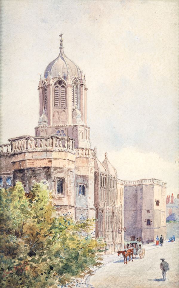 Veduta di una città inglese