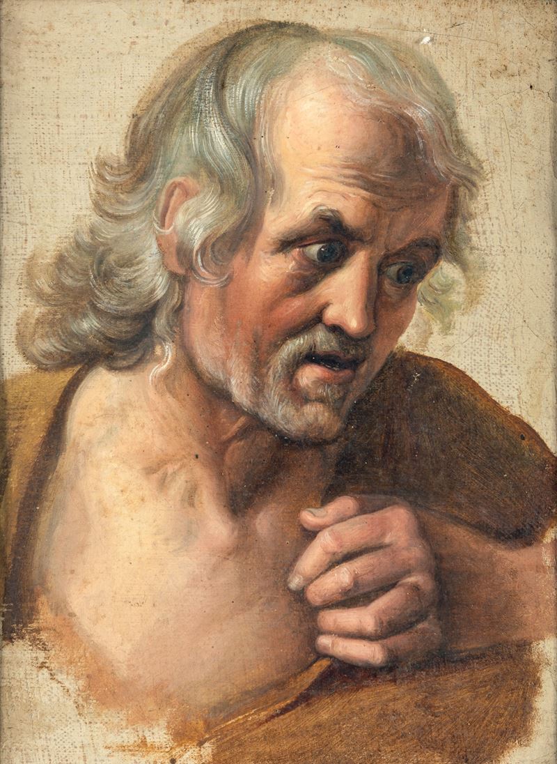 Studio con testa di vecchio