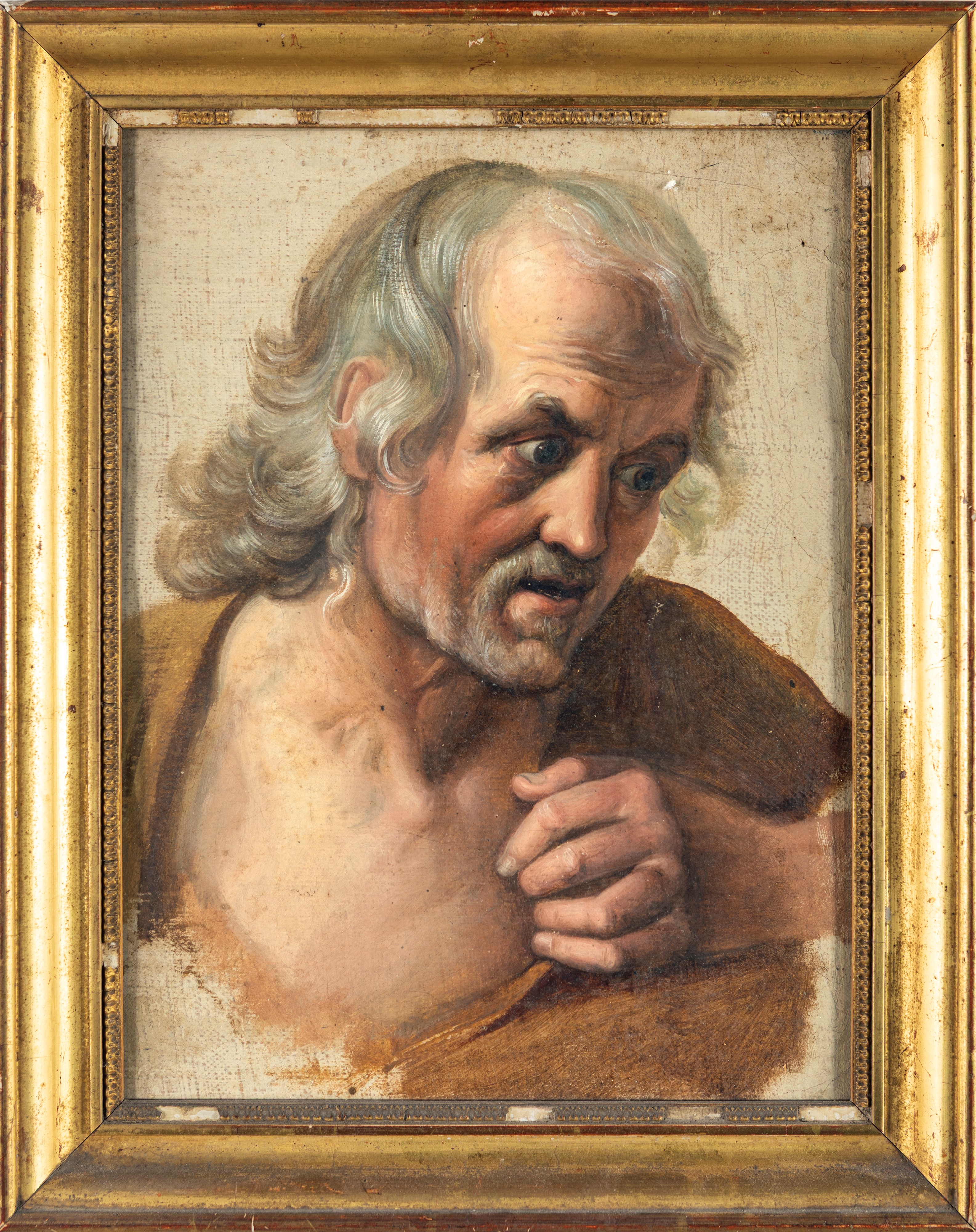 Studio con testa di vecchio