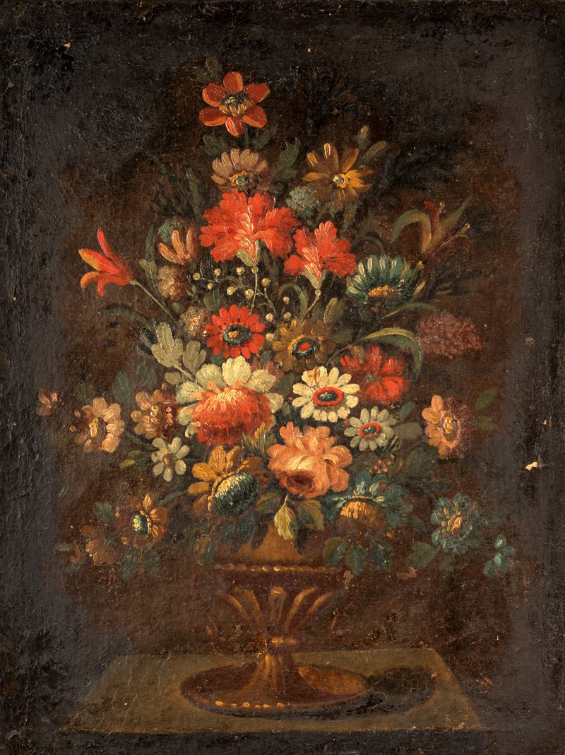Vaso di Fiori con al centro un girasole