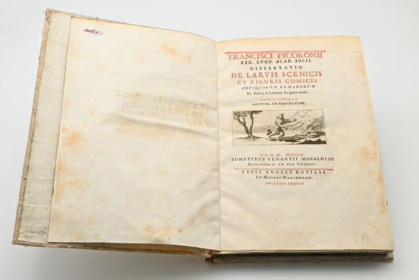 Francesco Ficoroni - De Larvis scenicis et figuris comicis Antiquorum romanorum Editio Seconda