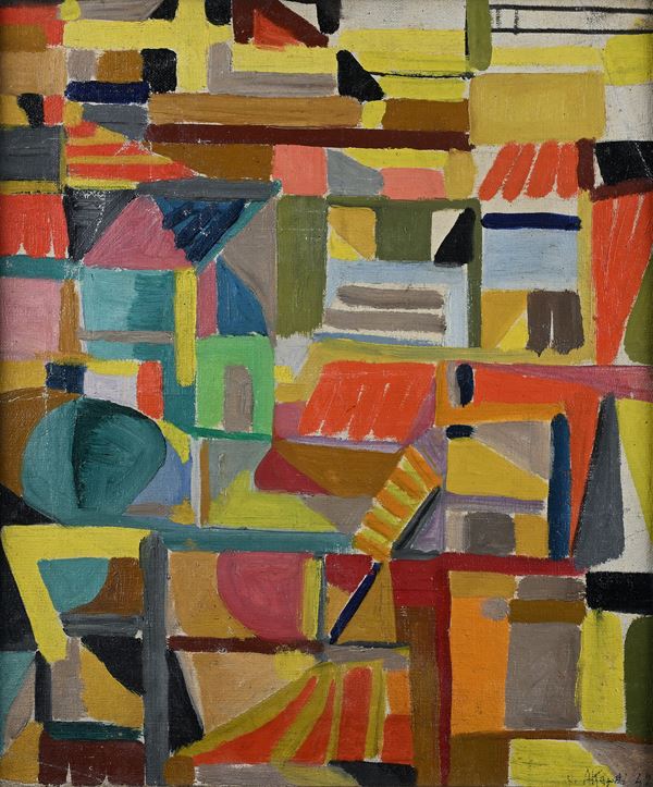 Ugo Attardi - Composizione Astratta