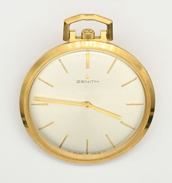 Zenith Stellina (Cal 2320) - Orologio da tasca con scappamento ad ancora remontoir da uomo in oro giallo 18Kt (233 E 653)
