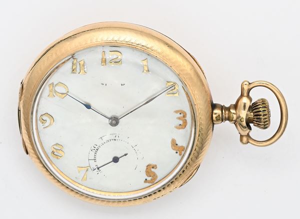 Zenith - Orologio da tasca con scappamento ad ancora e spirale Breguet remontoir da uomo in metallo placcato in oro