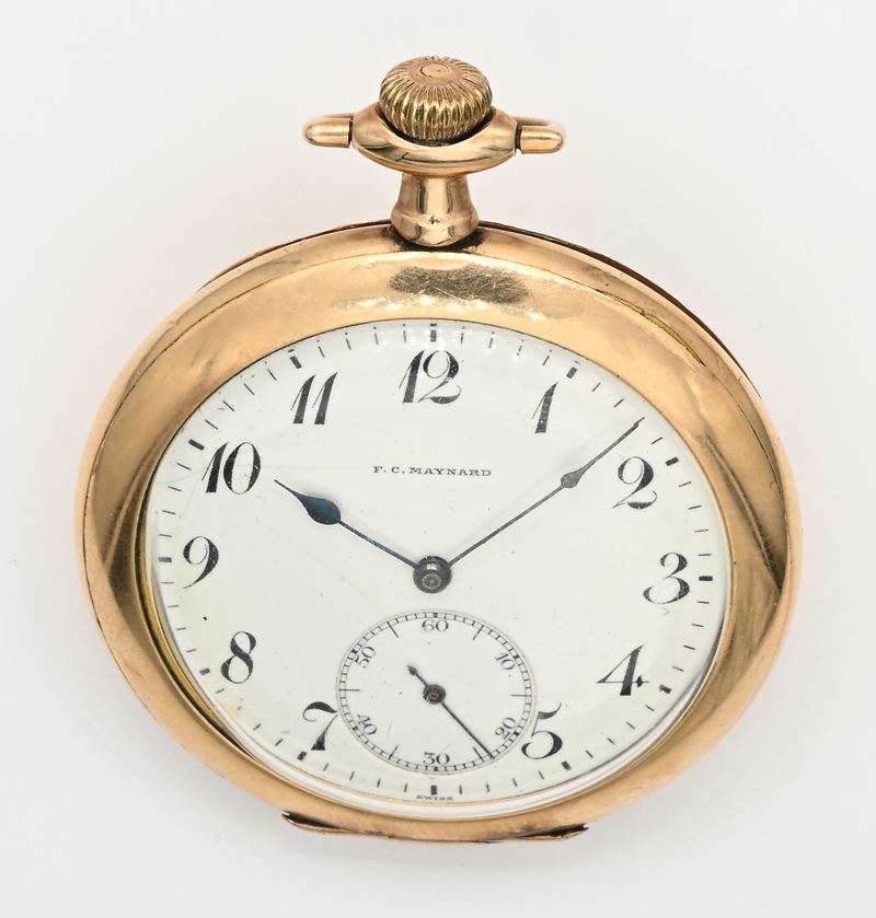 Longines, Orologio da tasca con calibro 18.79 e scappamento ad ancora e spirale Breguet