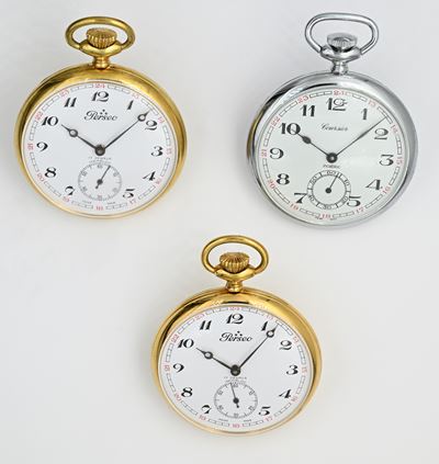 Perseo Cortebert, Orologio da polso in metallo dorato e cromato con scappamento ad ancora remonto...