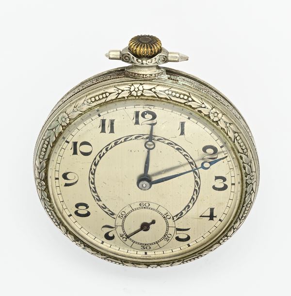 Tacy Watch Co. Mysteria - Orologio da tasca con scappamento ad ancora remontoir da uomo in
