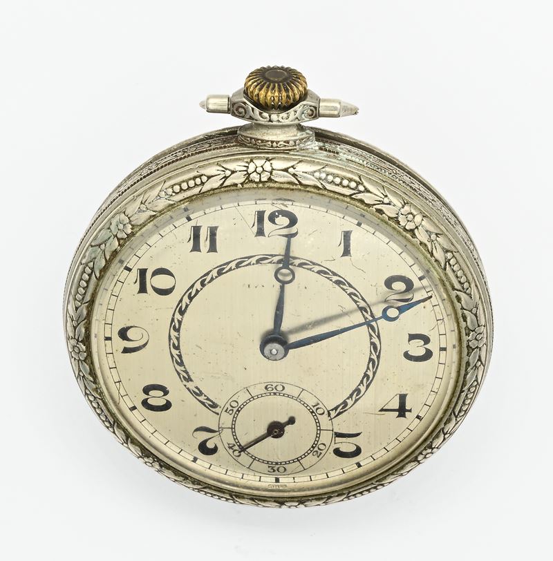 Tacy Watch Co., Mysteria, Orologio da tasca con scappamento ad ancora remontoir per uomo