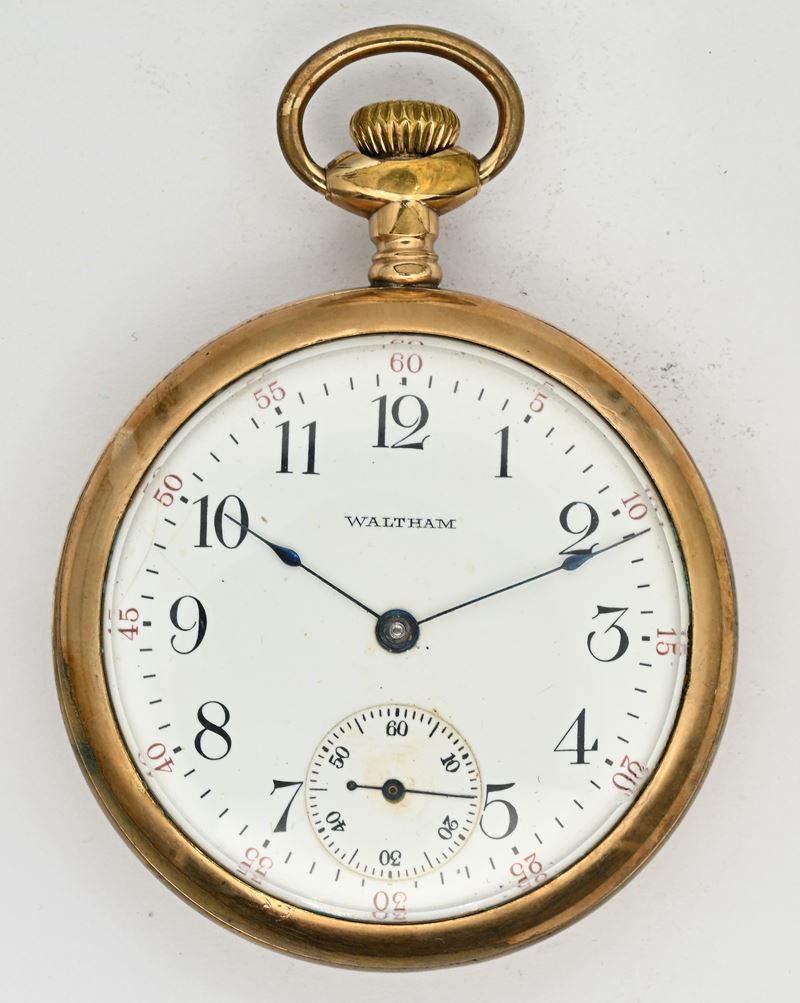 Waltham, Orologio da tasca American Waltham U.S.A. con scappamento ad ancora e spirale Breguet