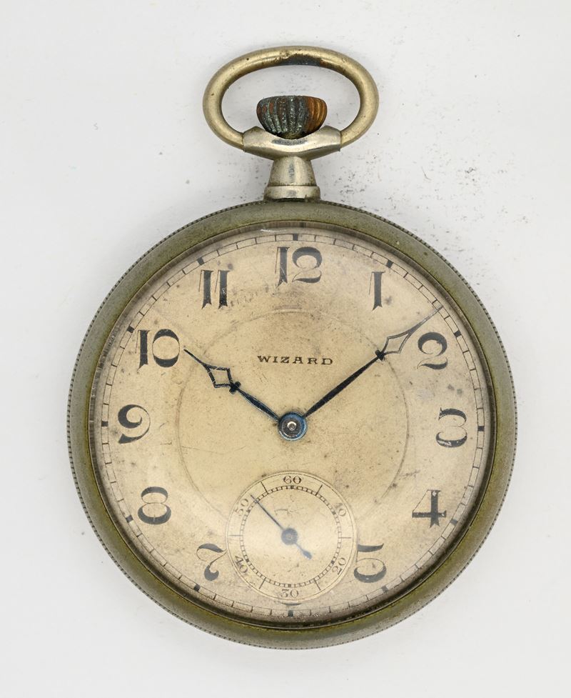Wizard, Orologio da tasca con scappamento ad ancora remontoir, anni '20
