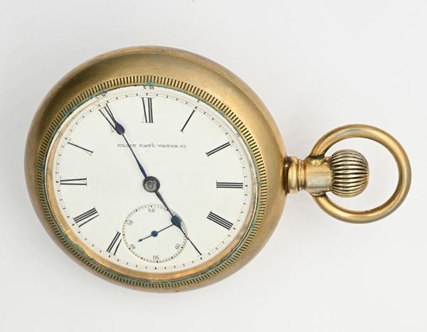 Elgin Natl. Watch Co. U.S.A. - Orologio da tasca con scappamento ad ancora remontoir da uomo in metallo