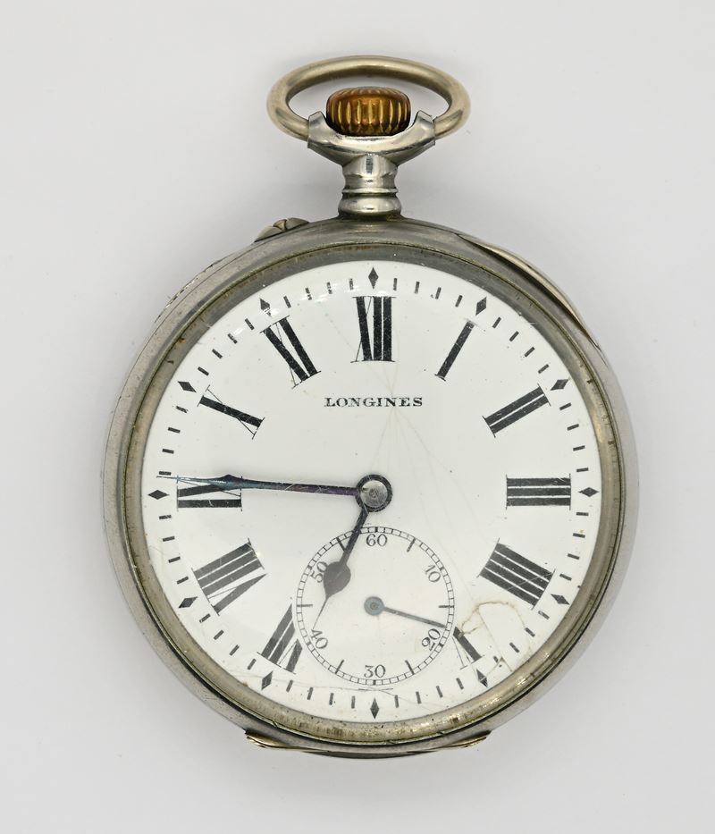 Longines, Orologio da tasca per le Ferrovie dello Stato Italiane (Cal. 19.71N), diam. 52 mm