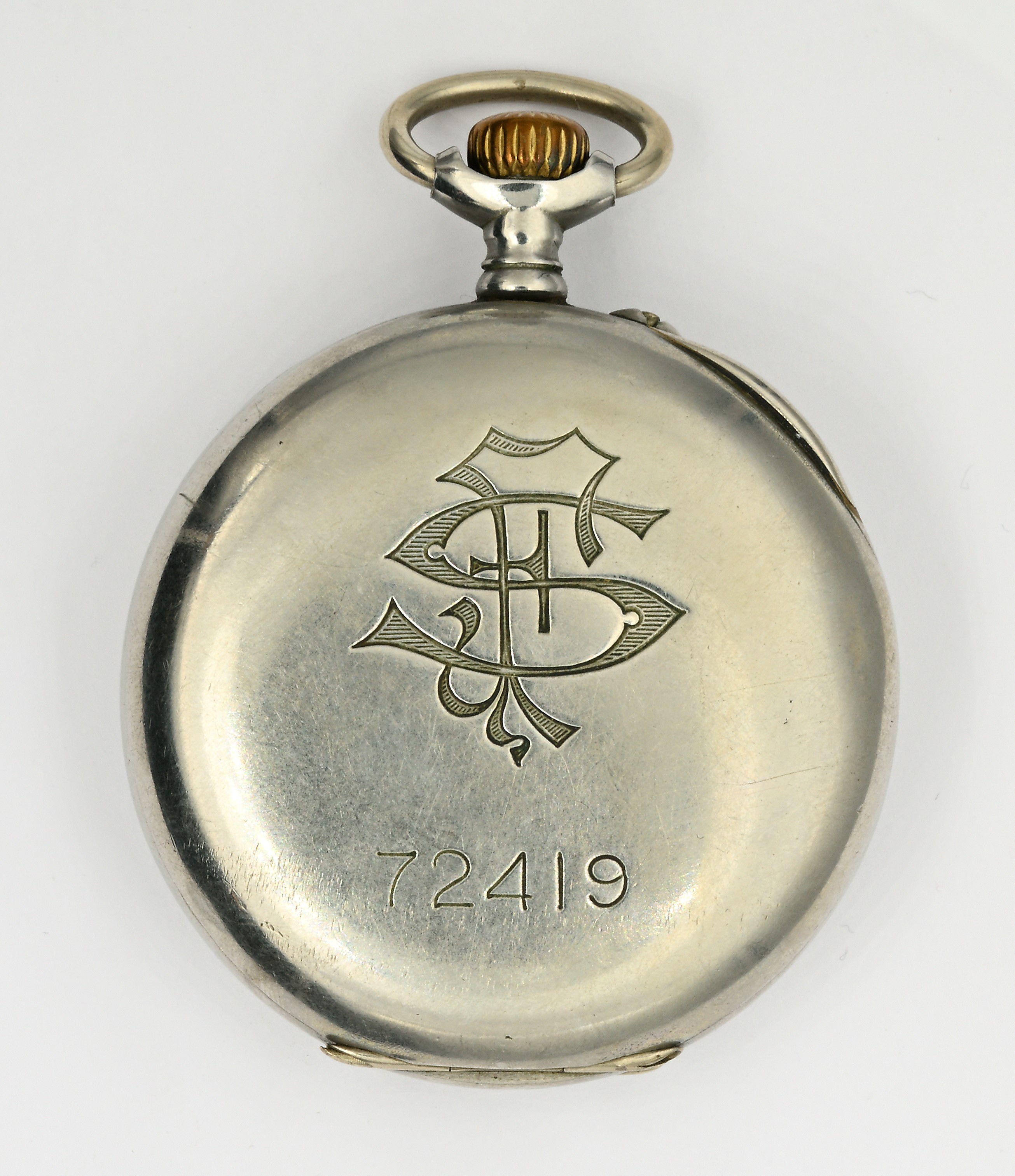 Longines, Orologio da tasca per le Ferrovie dello Stato Italiane (Cal. 19.71N), diam. 52 mm