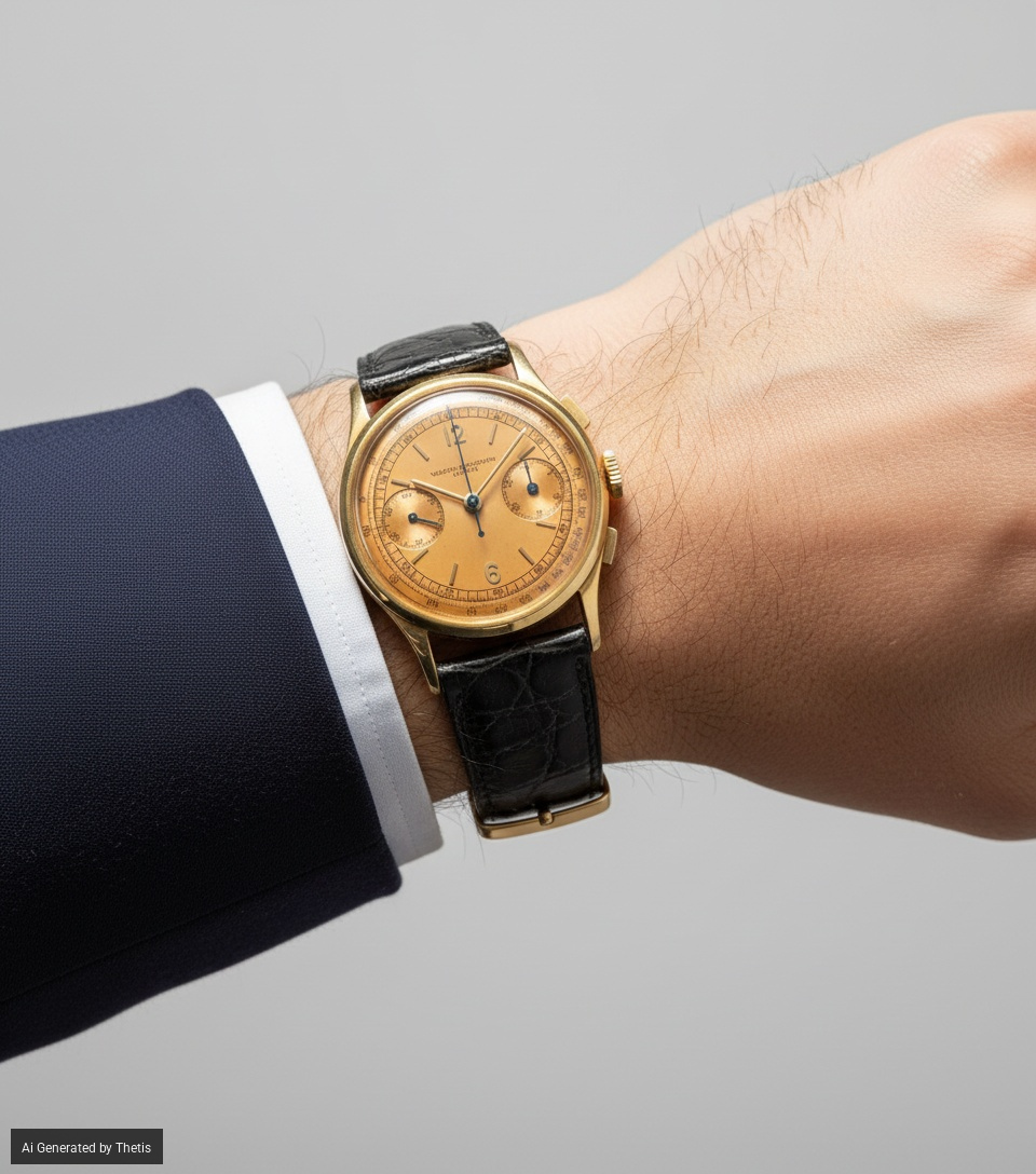 Vacheron & Constantin mod. 4072 cronografo da polso in oro