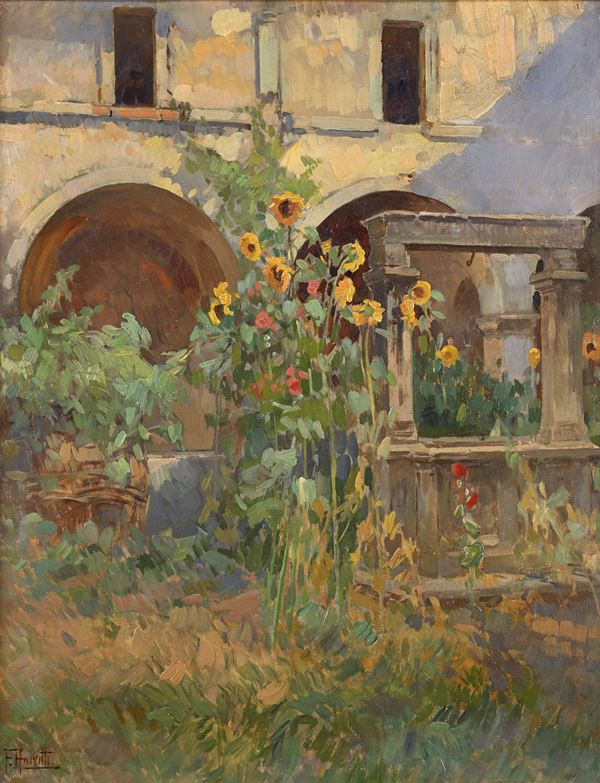 Fiori nell'antico chiostro
