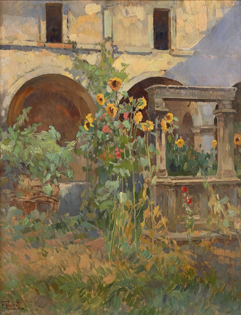 Fiori nell'antico chiostro