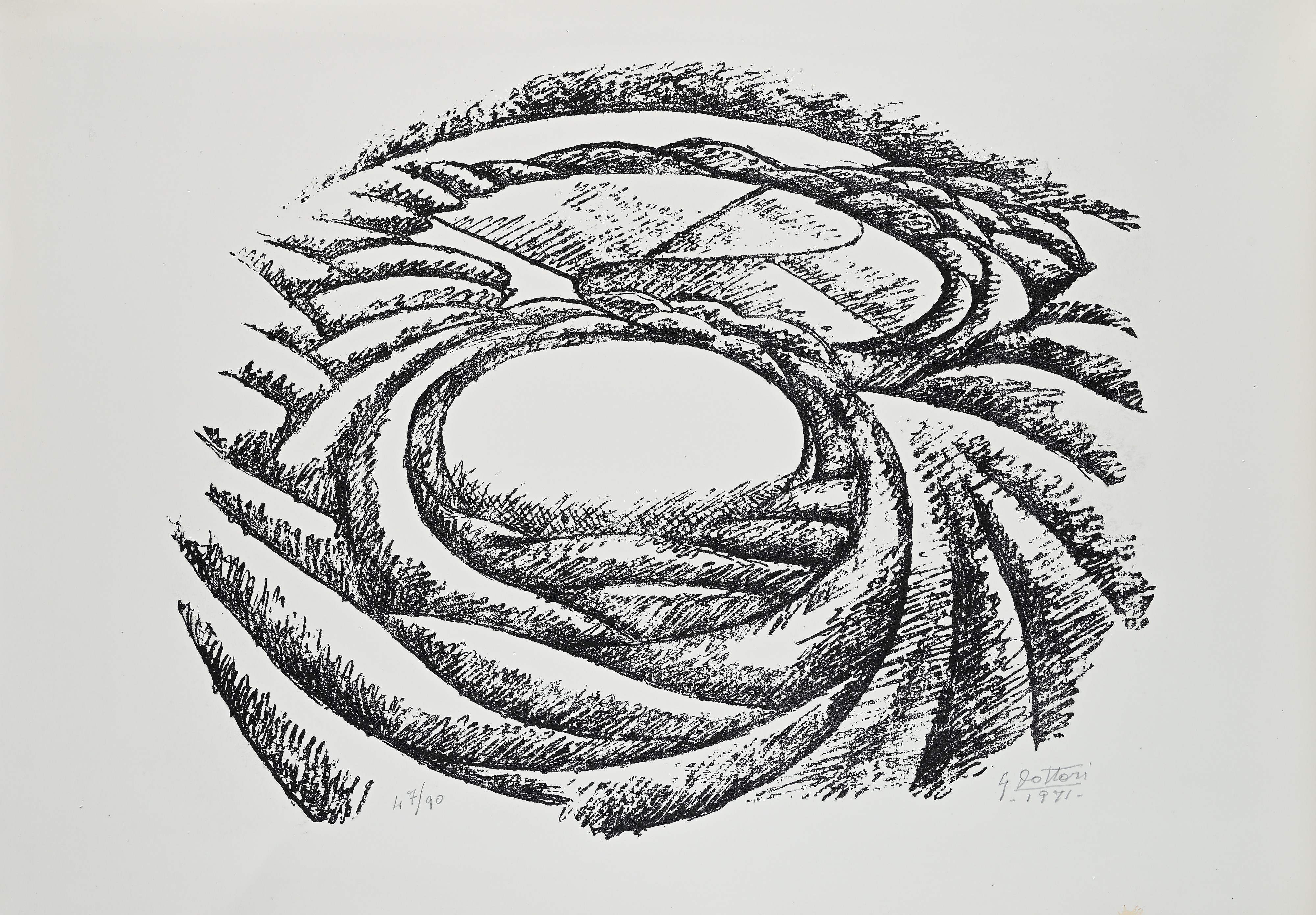 Cinque Litografie con una presentazione di Franco Passoni