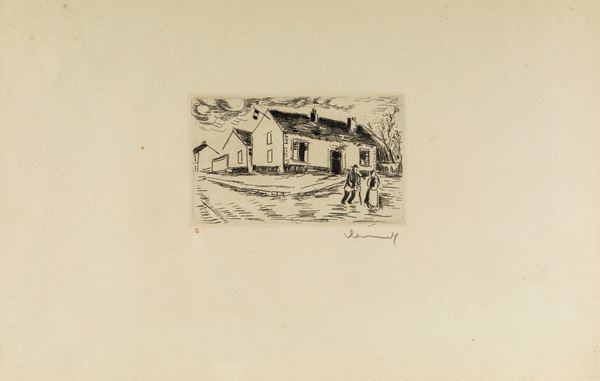 Maurice  de Vlaminck - Paesaggio 