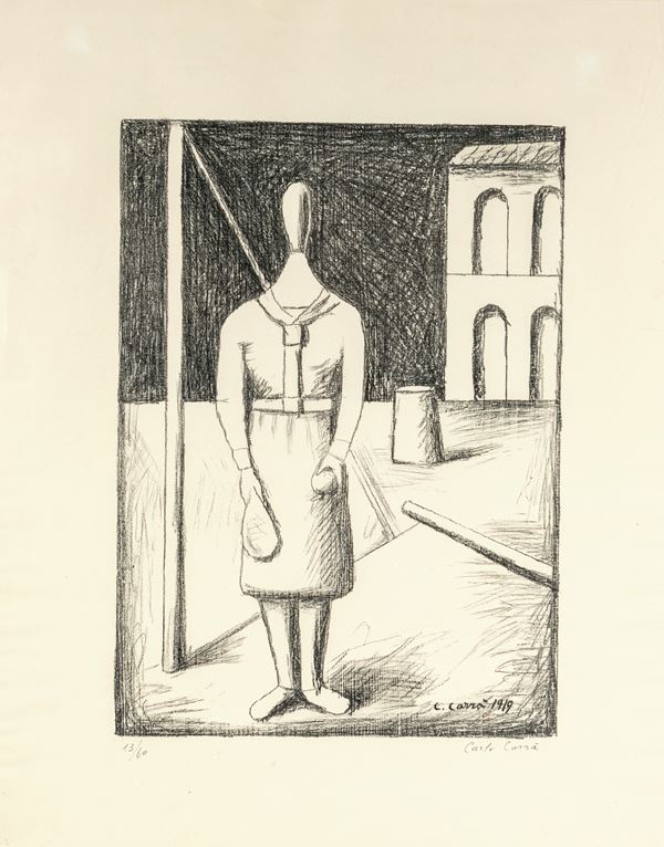 Carlo Carrà - La figlia edll'ovest