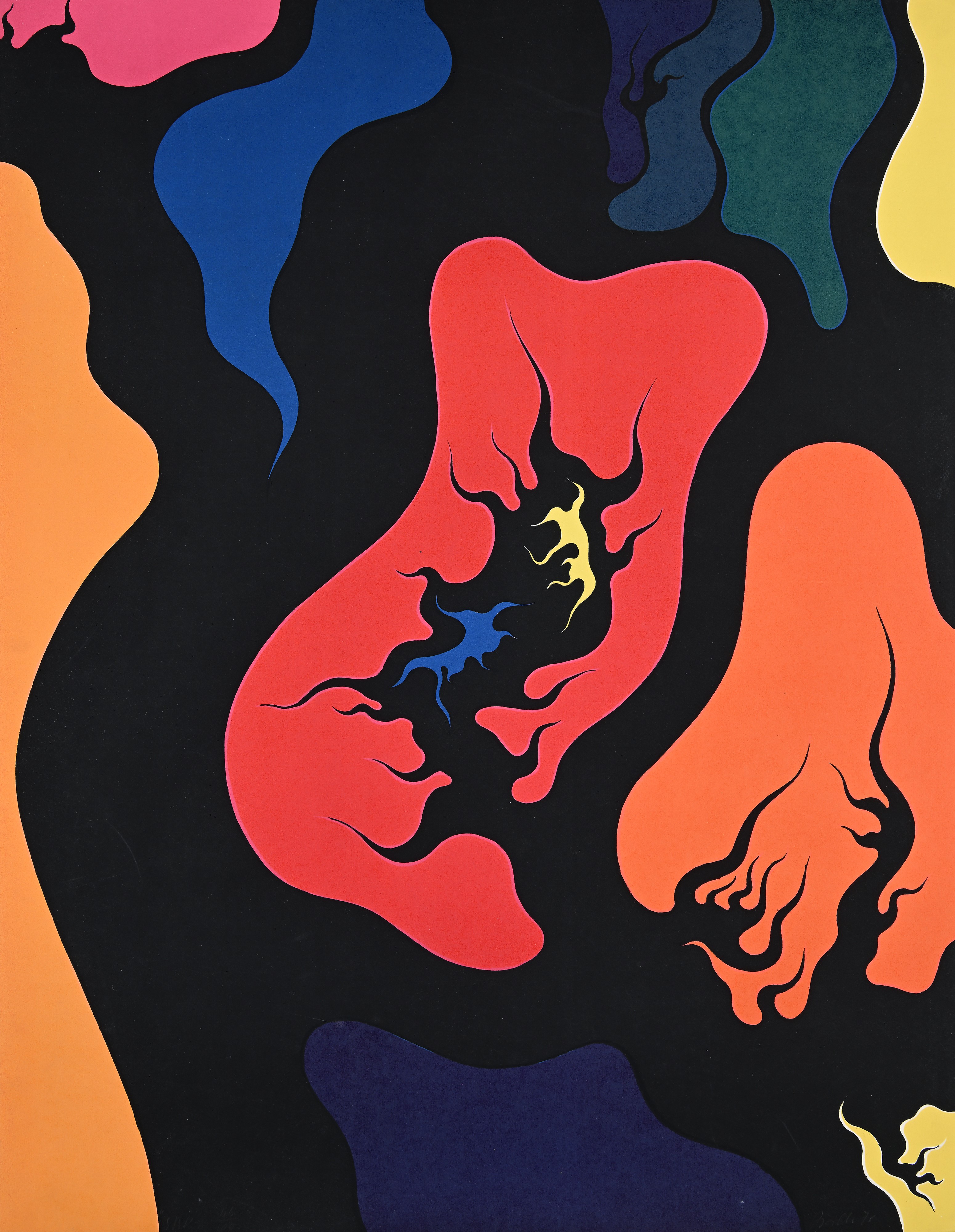 UR - Cinque Litografie di Luigi Boille con poesie di Guido Ballo e presentazione di Cesare Vivald...