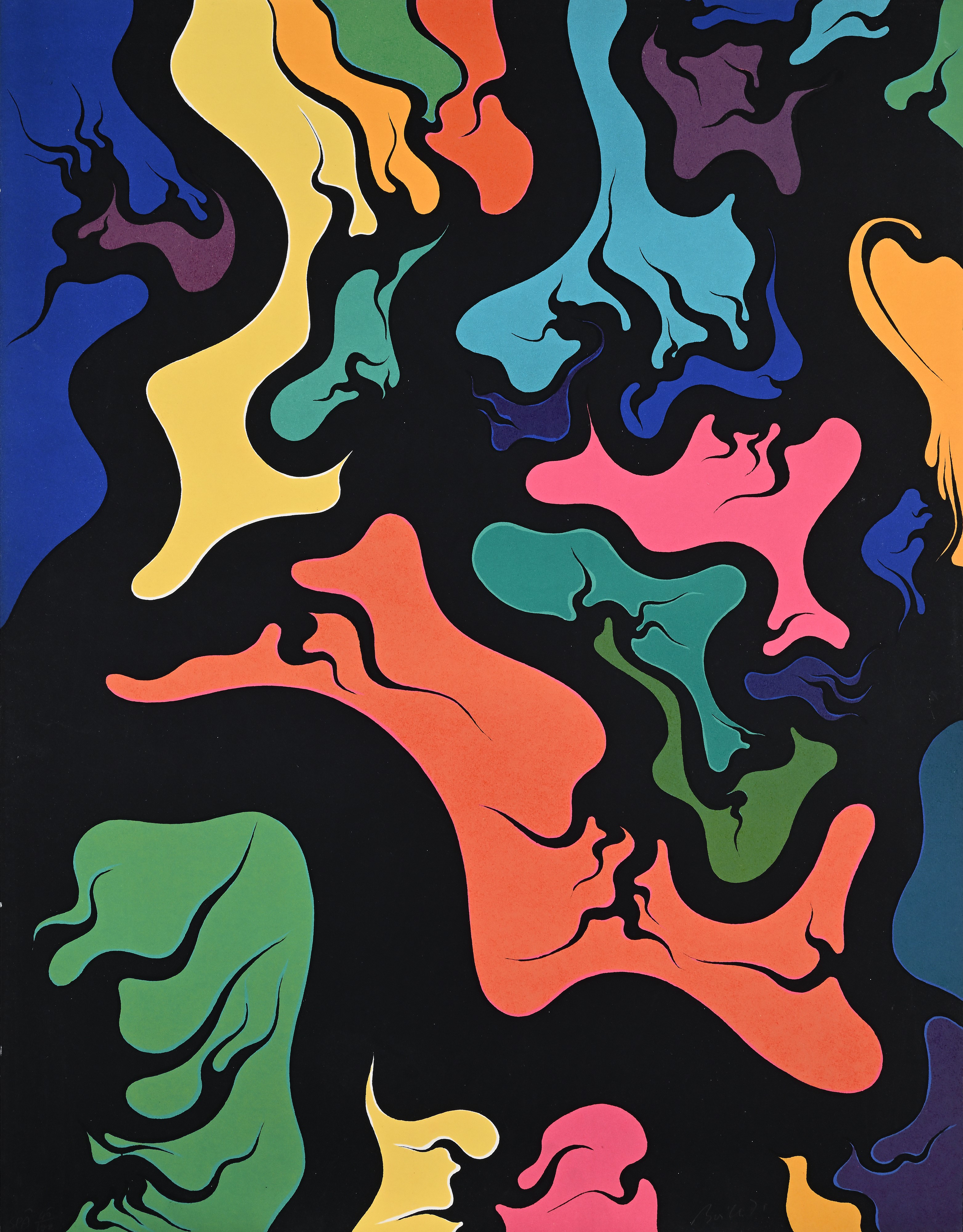 UR - Cinque Litografie di Luigi Boille con poesie di Guido Ballo e presentazione di Cesare Vivald...