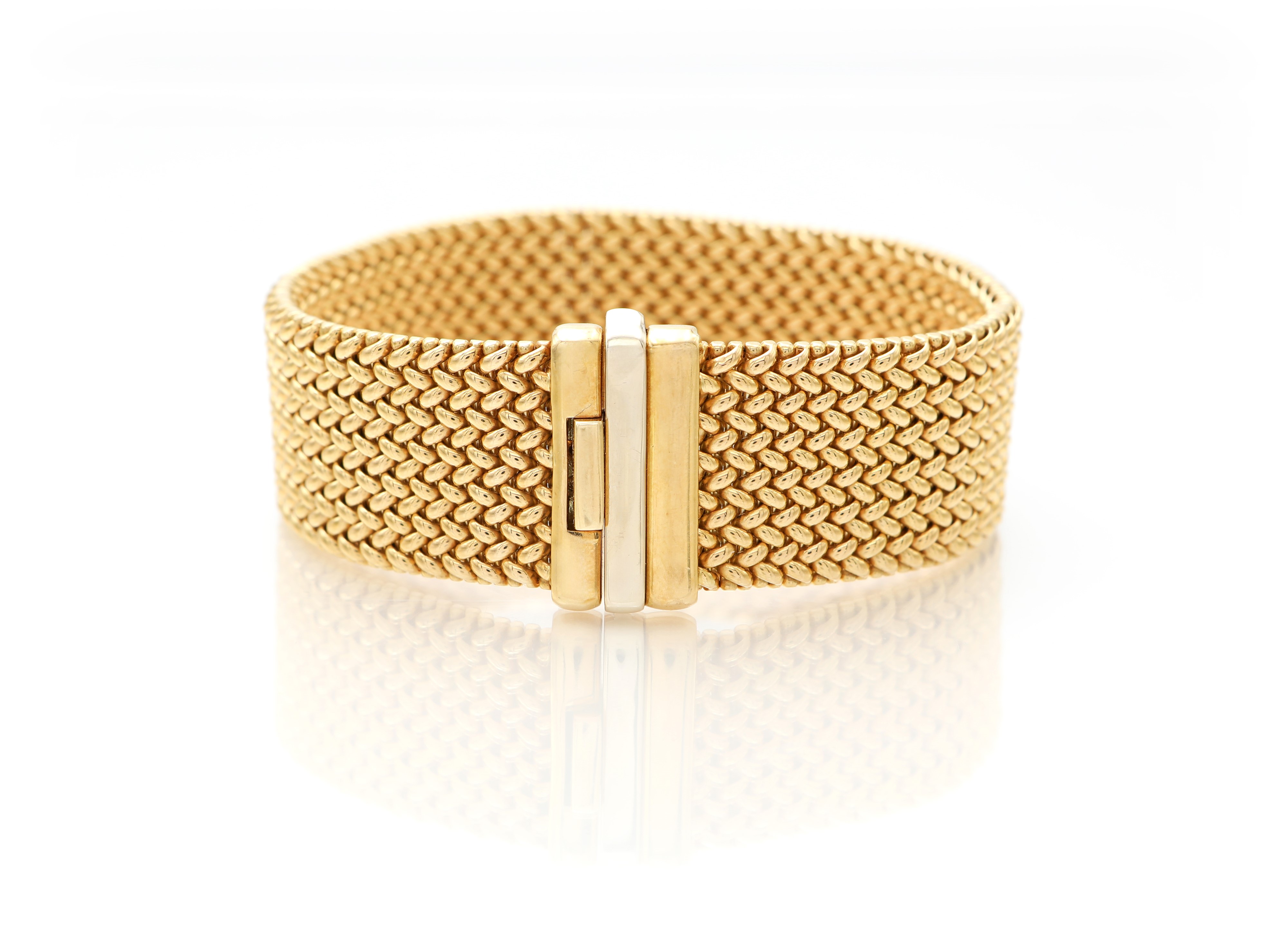 Bracciale in oro a maglia Milano