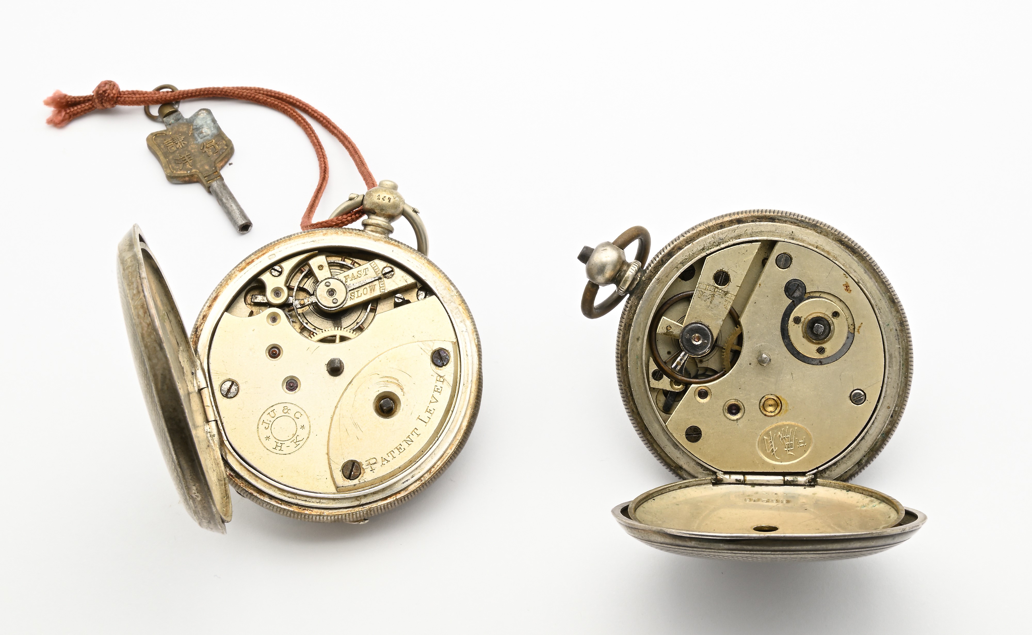 Eduard Juvet a Fleurier (N°88218), Orologio da tasca con scappamento ad ancora e carica a chiavet...