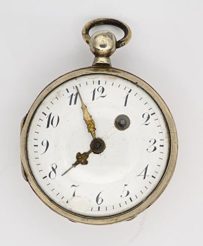 Orologio da tasca con movimento a serpentina, conoide e bilanciere anulare, spirale piana rincass...