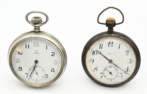 Zenith - Orologio da tasca con scappamento ad ancora remontoir da uomo in metallo brunito