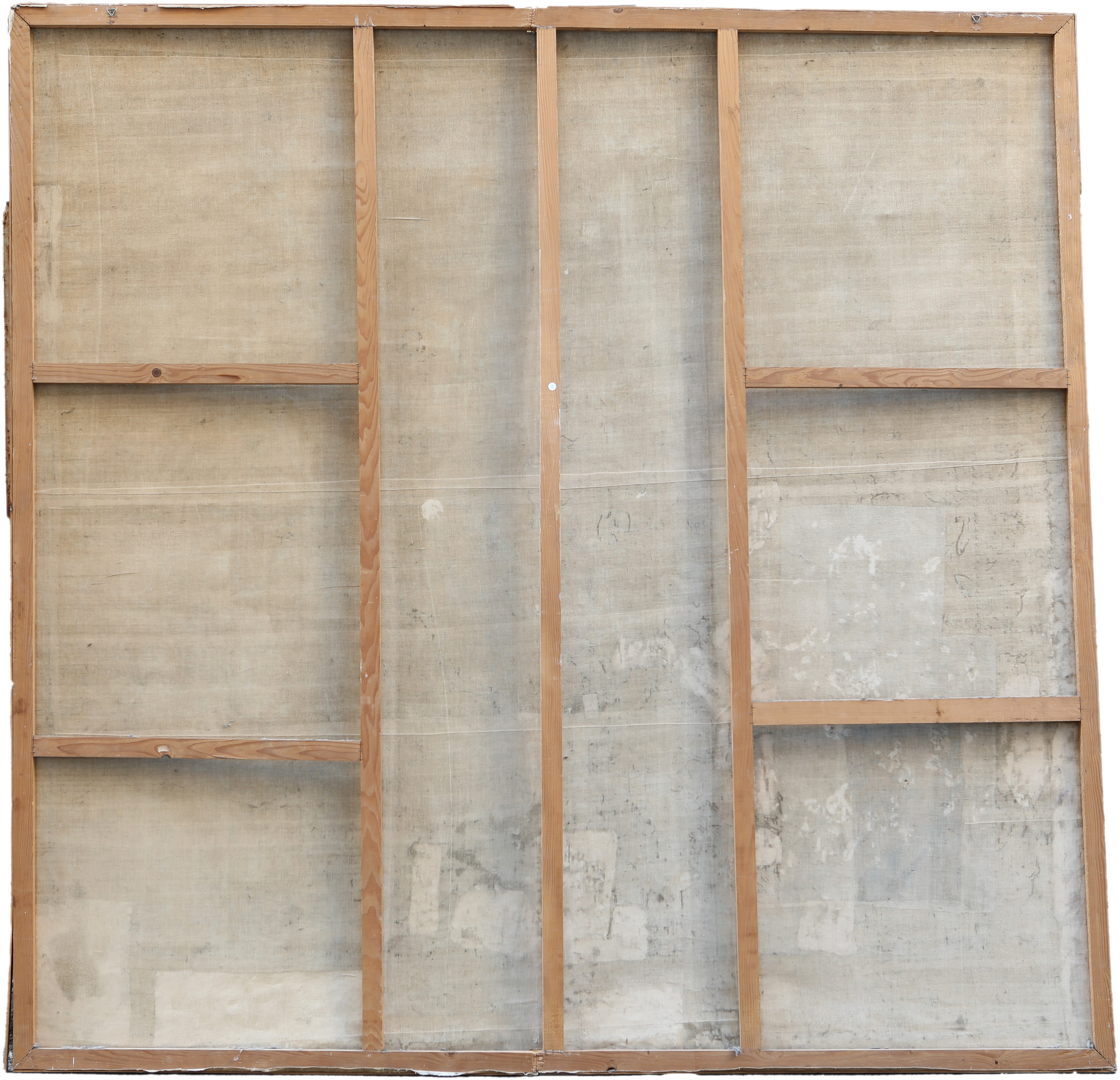 Mezzaro in seta dipinta, Liguria, fine XIX/inizio XX secolo