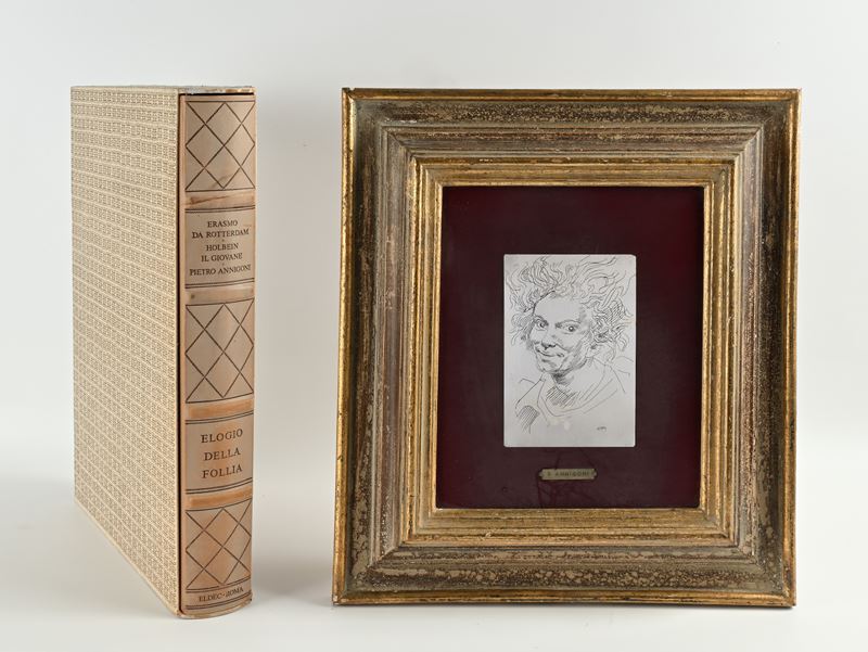 Erasmo da Rotterdam Elogio della follia. Illustrato con 31 tavole a colori di Pietro Annigoni. Es...