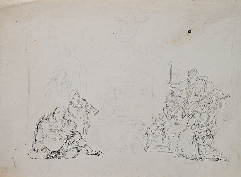 Studio per Natività di Cristo