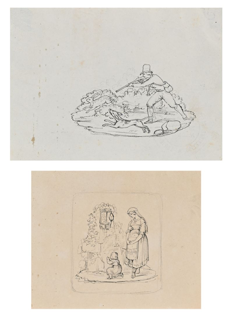 Studio di Famiglia alla Fontana; Scena di caccia