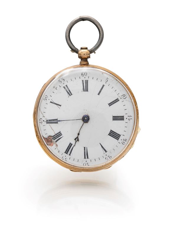 Orologio da taschino in oro.