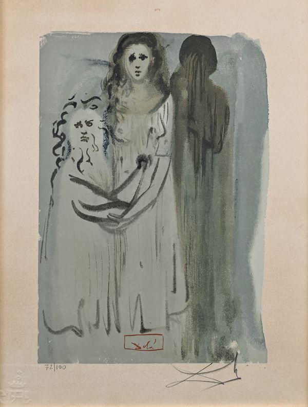 Salvador Dalì - Figure abbracciate