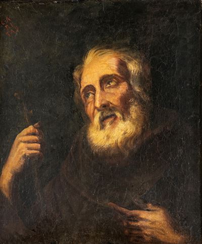 San Vincenzo de' Paoli, olio su tela