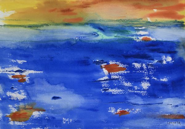 Antonio Corpora - Tramonto a Tahiti