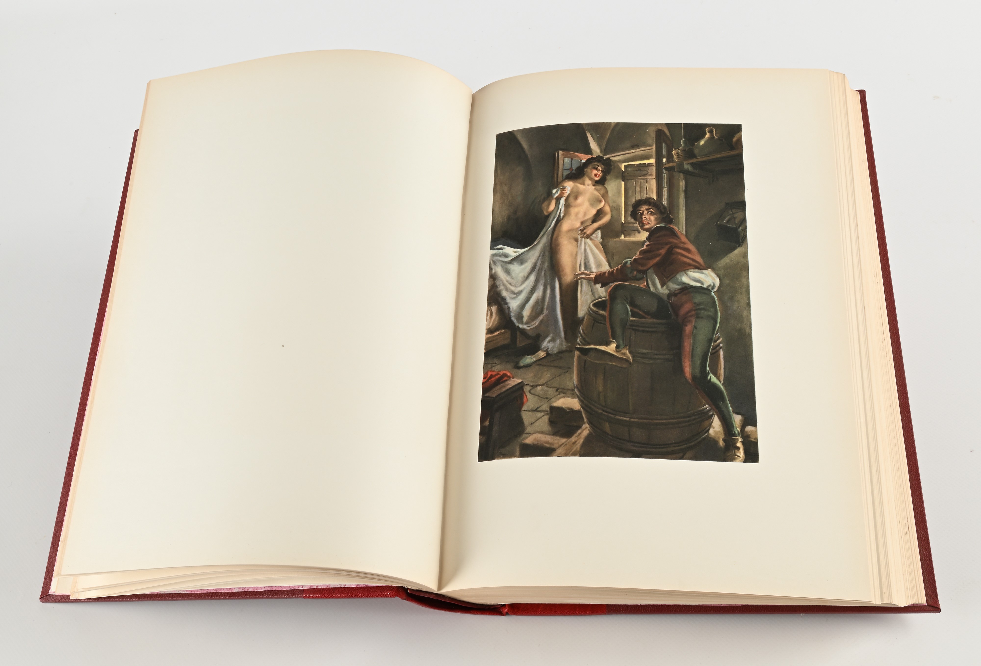 Boccaccio Giovanni - Il Decamerone. A cura di Fernando Palazzi 101 tavole a colori di Gino Boccas...