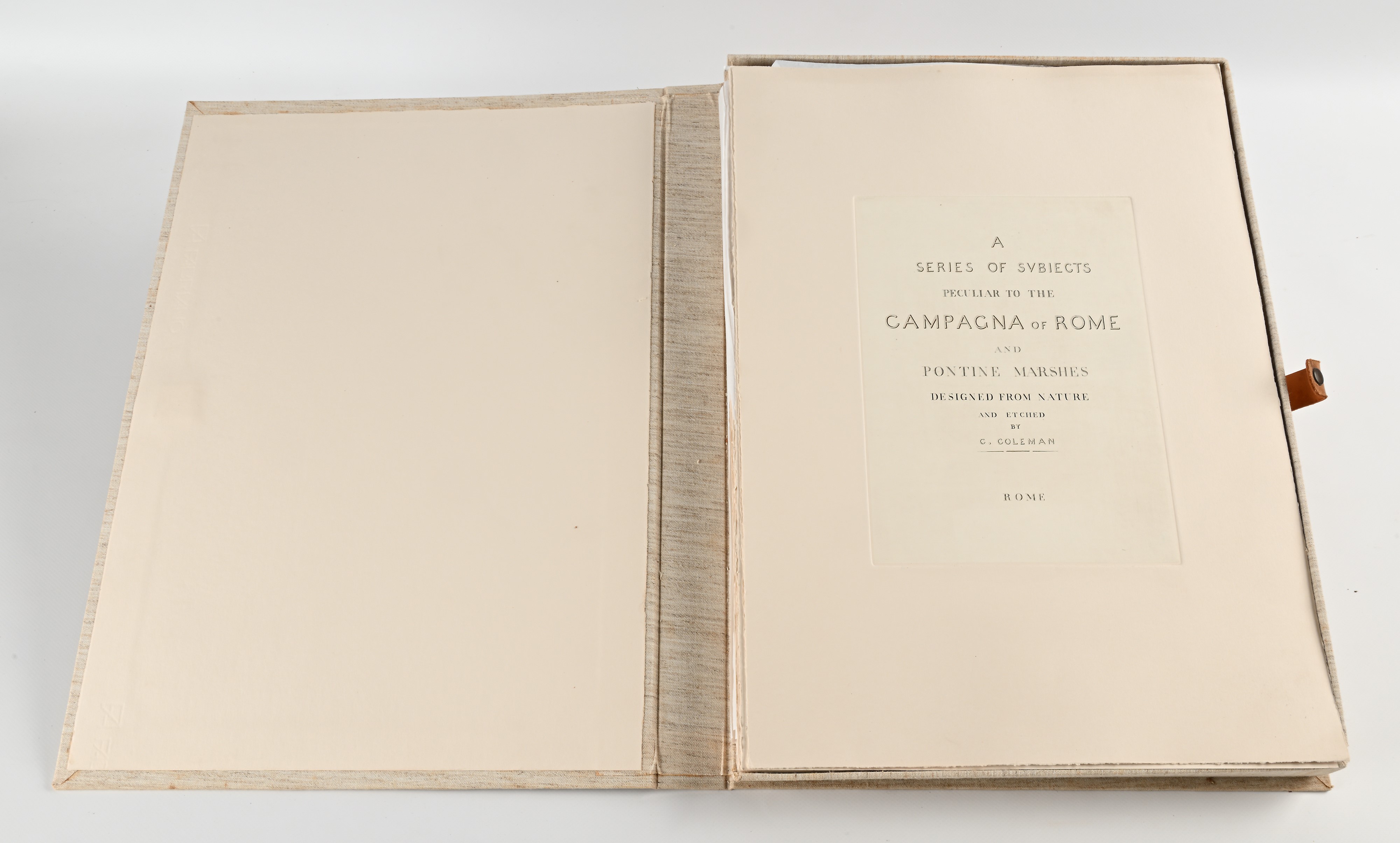 Ristampa moderna della raccolta originariamente realizzata nel 1850: A Series of subiects peculia...