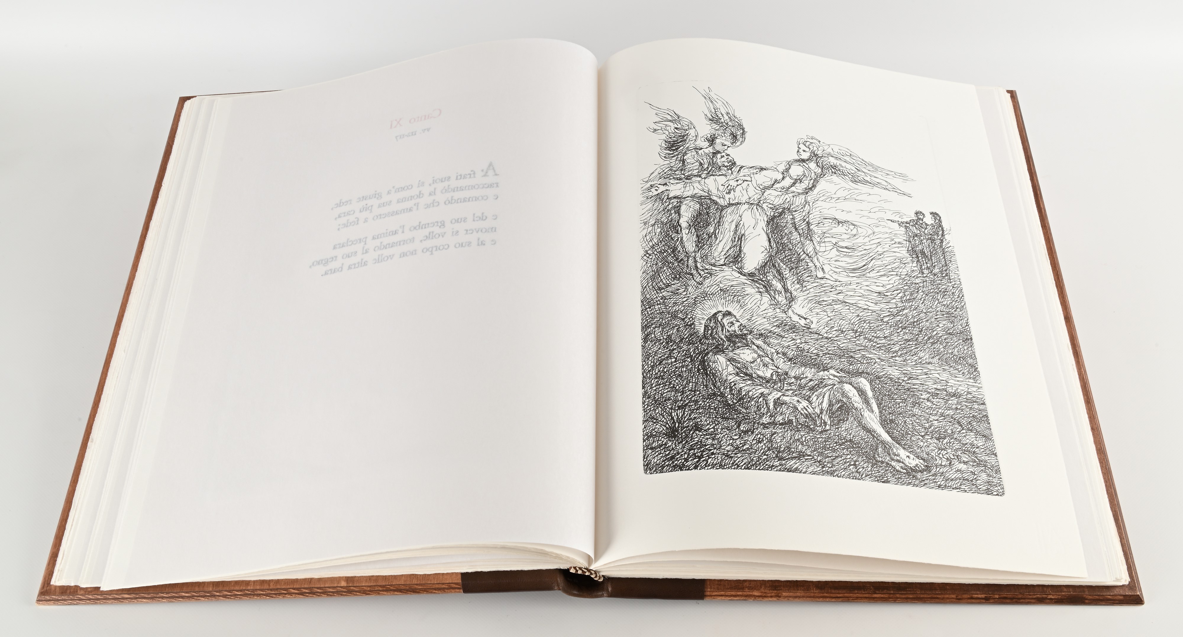 La Divina Commedia nelle incisioni degli Artisti contemporanei. Esemplare a tiratura limitata a 9...