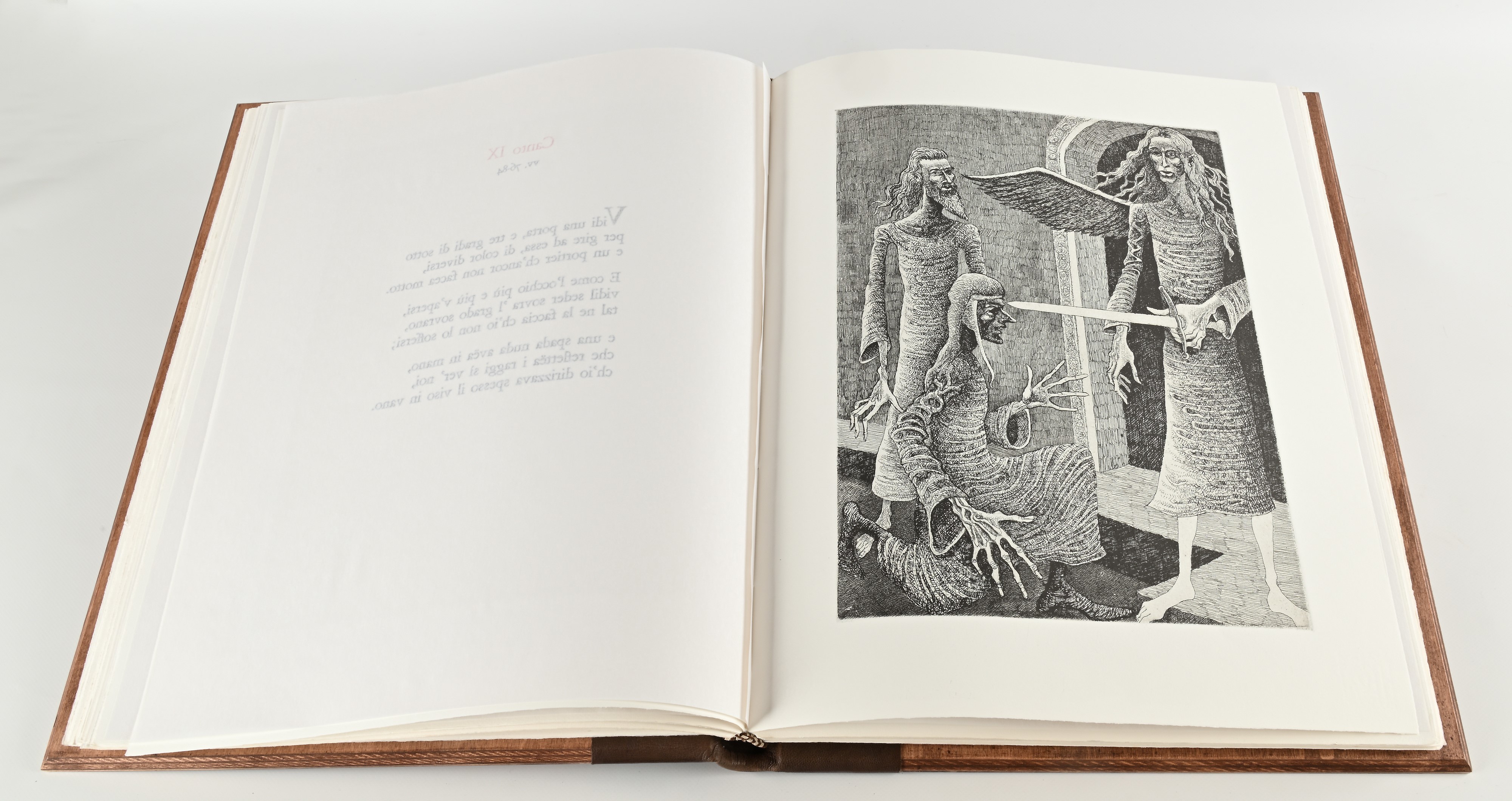 La Divina Commedia nelle incisioni degli Artisti contemporanei. Esemplare a tiratura limitata a 9...