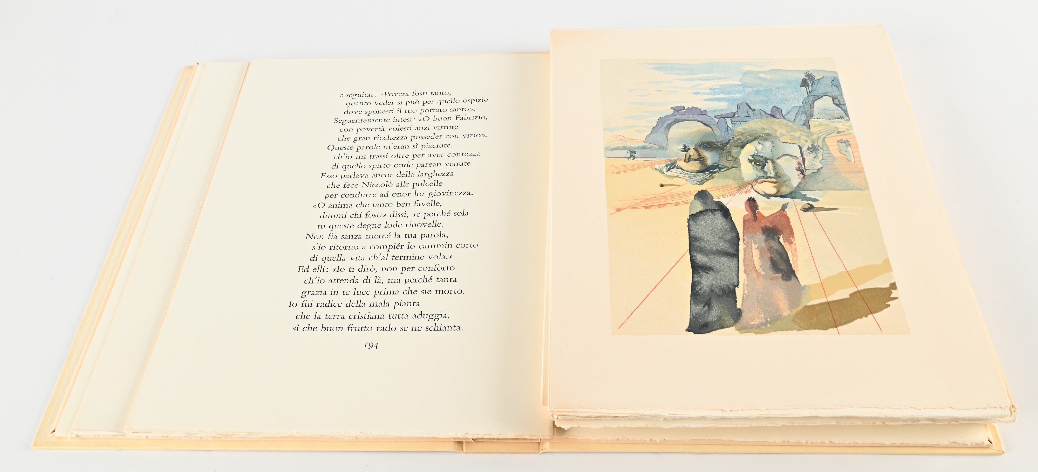 La Divina Commedia. Illustrazioni di Salvador Dalì. 6 Volumi in tiratura limitata a 2.900 esempla...