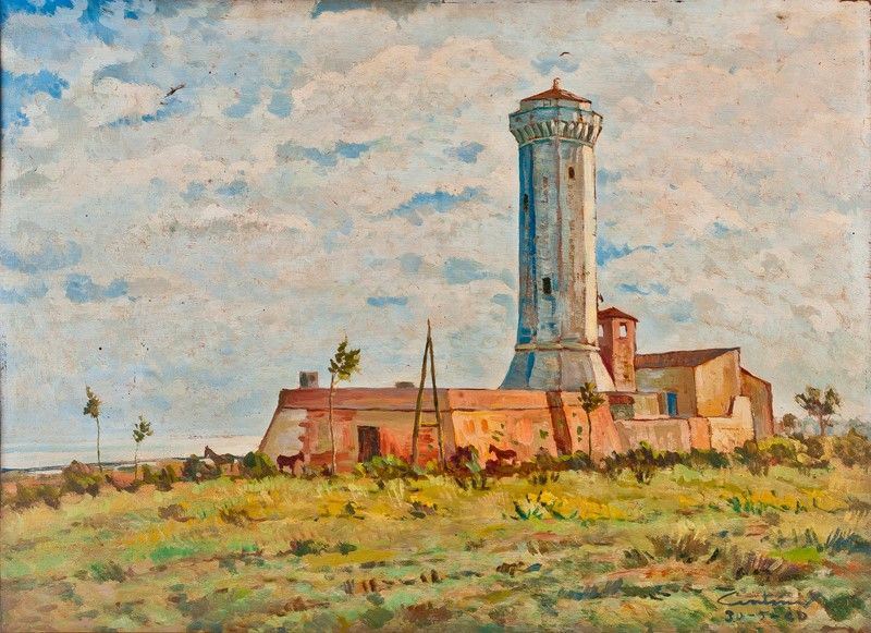Scuola Europea del XX Secolo - Veduta di Faro