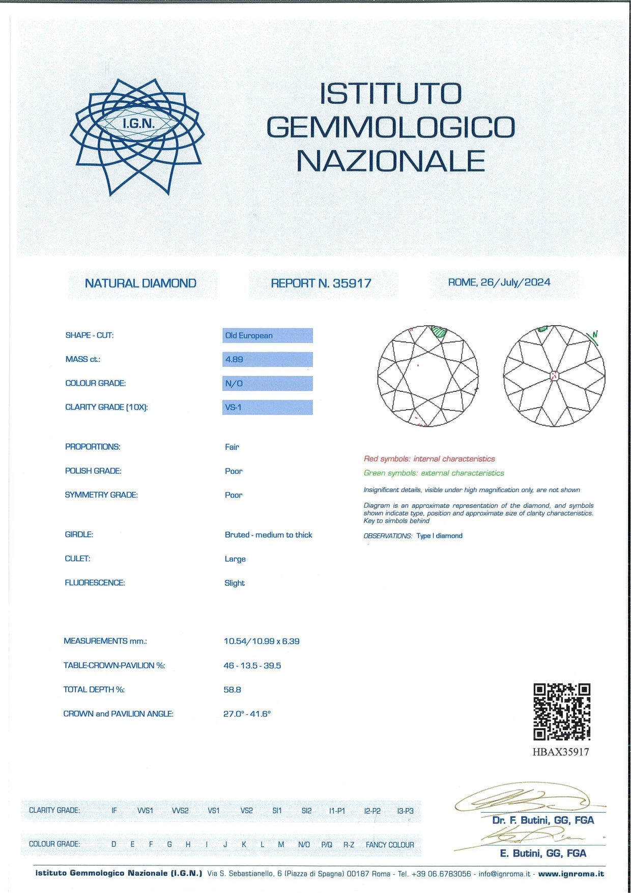 Anello in oro e diamante solitario