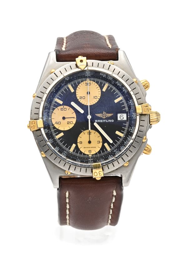 Breitling Chronomat in acciaio e oro 