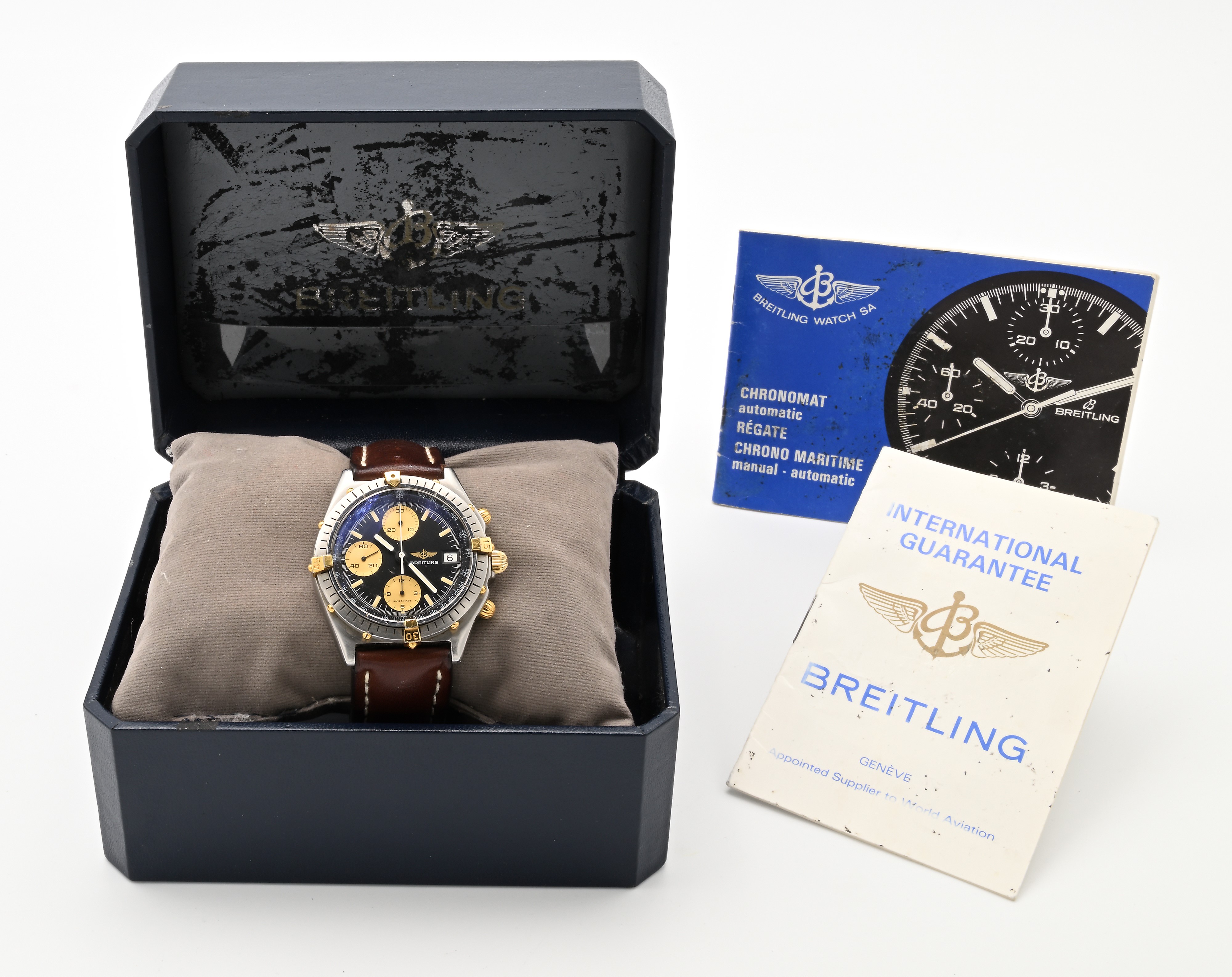 Breitling Chronomat in acciaio e oro