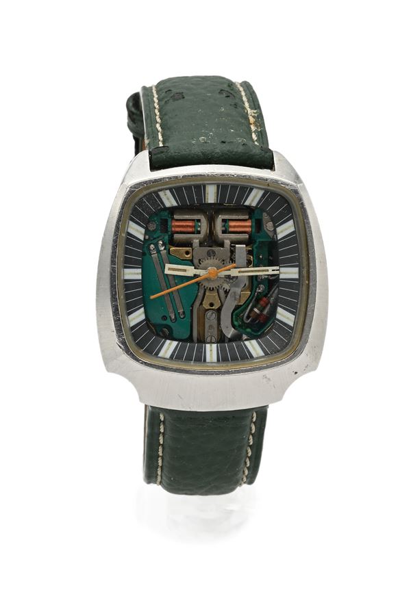 Bulova Accutron Anniversario 1975 in acciaio