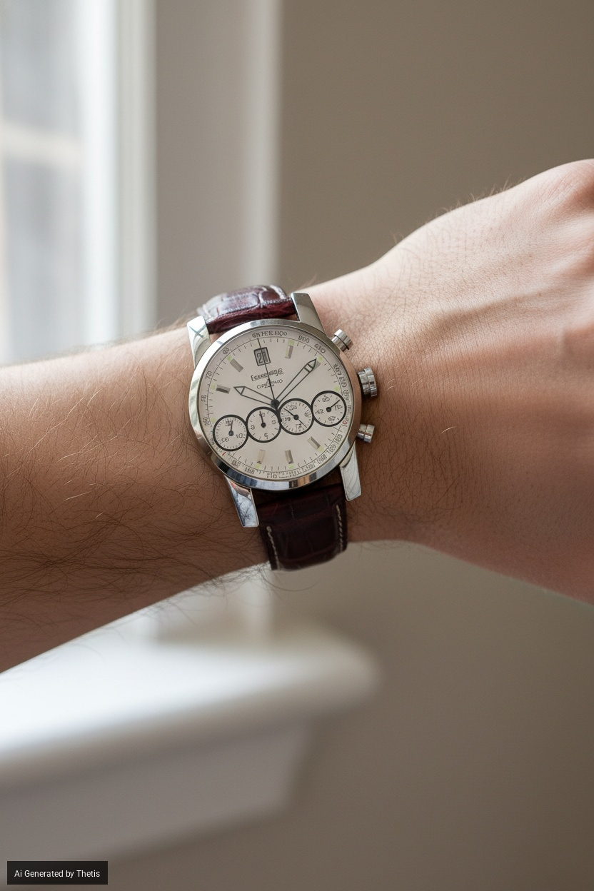 Eberhard Chrono 4 in acciaio