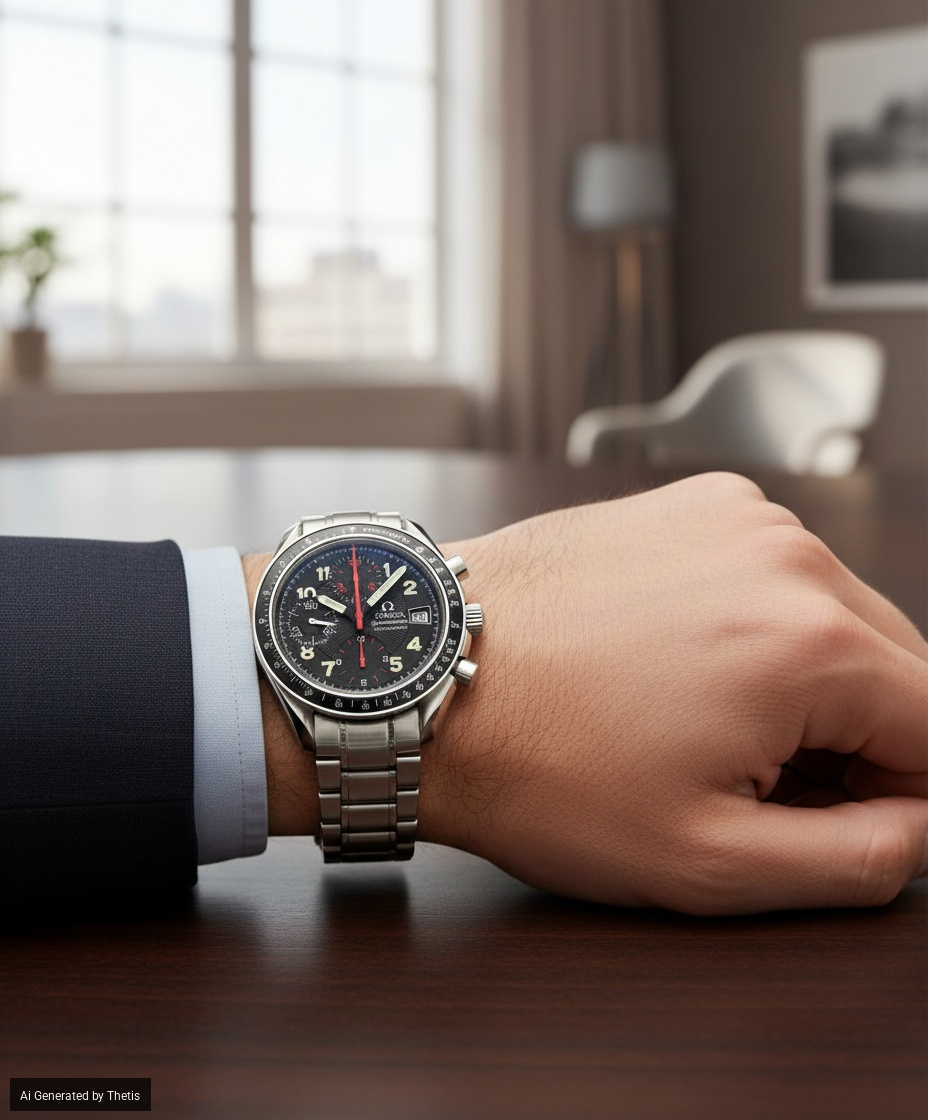 Omega Speedmaster Racing in acciaio
